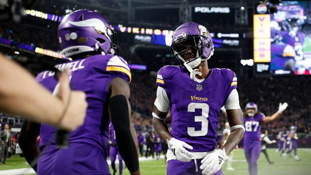 Minnesota Vikings pokonali San Francisco 49ers dwoma golami Jordana Addisona