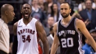 Raptors Patrick Patterson Spurs Manu Ginobili 