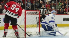 Blackhawks GM Kyle Davidson says Corey Perry will be away from the team for 'foreseeable future' Article Image 0