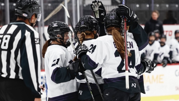 PWHL Minnesota Celebrates