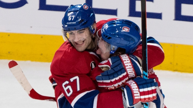 Pacioretty, Desharnais celebrate