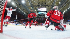 Czechia celebrates vs. Canada