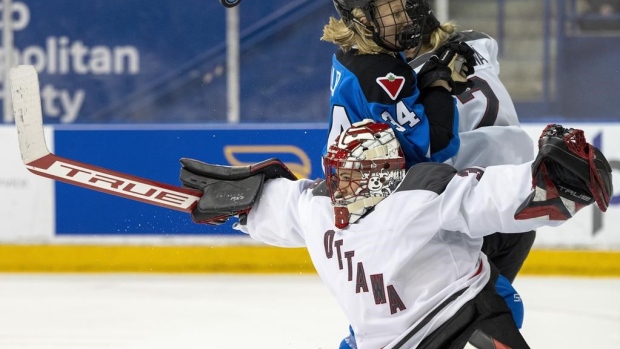 Hughes, Maschmeyer lead Ottawa past Toronto 5-1 for first-ever PWHL win Article Image 0