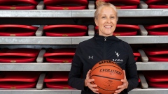 Carleton Ravens women's basketball coach Dani Sinclair