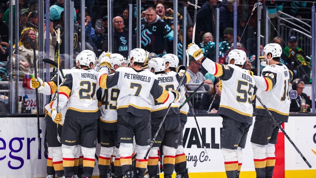 Marchessault marque deux fois, Eichel marque le but gagnant en prolongation alors que les Golden Knights devancent le Kraken