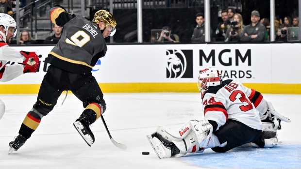 Jack Eichel zdobywa bramkę, pokonując New Jersey Devils Vegas Golden Knights