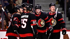 Ottawa Senators celebrate