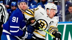 Marchand stars again, Swayman solid as Bruins push frustrated Leafs to the brink Article Image 0