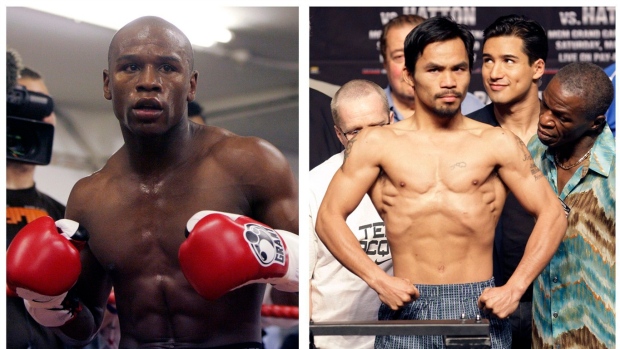 Floyd Mayweather and Manny Pacquiao