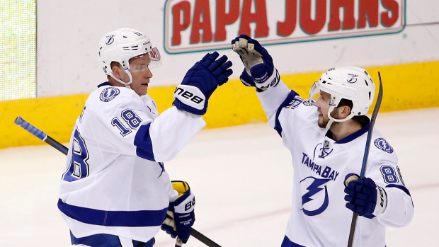 Ondrej Palat and Nikita Kucherov