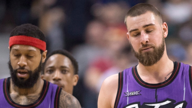 Jonas Valanciunas and James Johnson