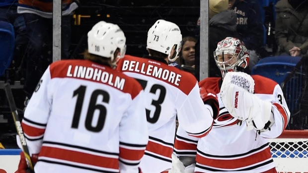 Hurricanes Celebrate , The Canadian Press Hurricanes Celebrate