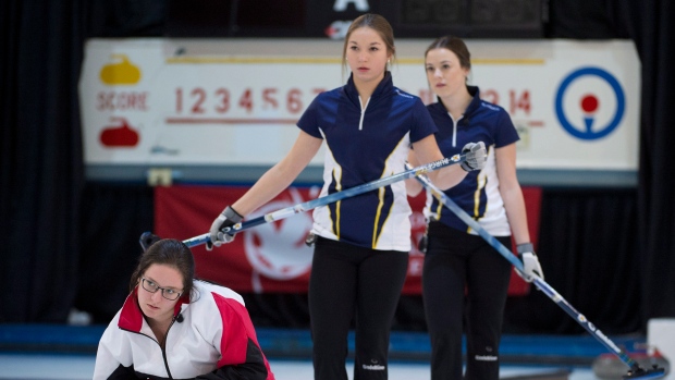 Karlee Burgess, Janice LeBlanc and Megan Smith