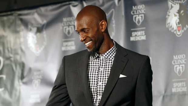 Kevin Garnett, The Canadian Press Kevin Garnett