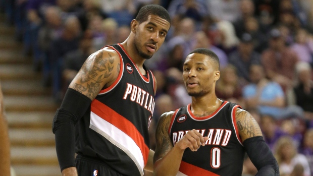 Lamarcus aldridge and damian lillard on sale