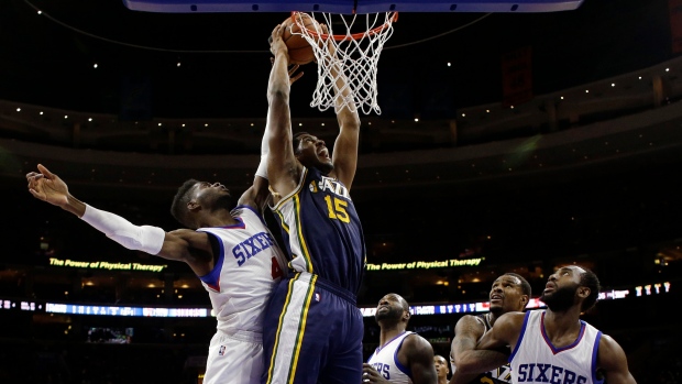 Derrick Favors, The Canadian Press Derrick Favors