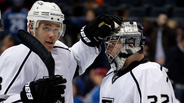 Brayden McNabb Jonathan Quick, The Canadian Press Brayden McNabb Jonathan Quick