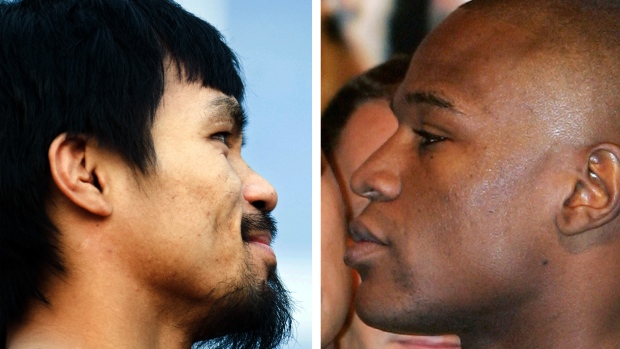 Floyd Mayweather and Manny Pacquiao