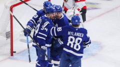 Toronto Maple Leafs celebrate