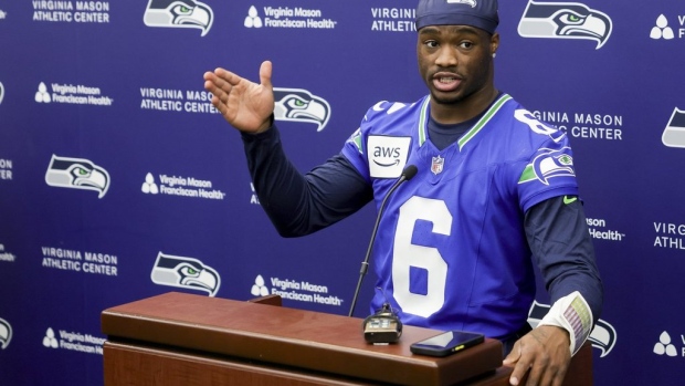 Jalen Milroe is cheerful but diligent as he begins his first minicamp with the Seahawks Article Image 0, The Canadian Press Jalen Milroe is cheerful but diligent as he begins his first minicamp with the Seahawks Article Image 0