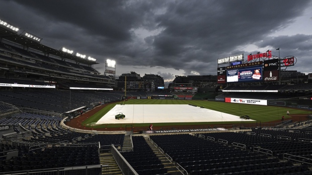 Guardians-Nationals series opener postponed because of rain, twinbill set for Tuesday Article Image 0, The Canadian Press Guardians-Nationals series opener postponed because of rain, twinbill set for Tuesday Article Image 0