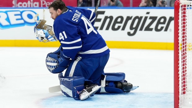 Maple Leafs goaltender Anthony Stolarz not ruled out for Game 2 against Panthers Article Image 0, The Canadian Press Maple Leafs goaltender Anthony Stolarz not ruled out for Game 2 against Panthers Article Image 0