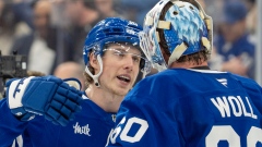 Mitch Marner and Joseph Woll