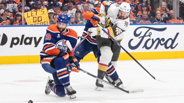 Edmonton Oilers bitten at the buzzer in 4-3 loss to Vegas Golden Knights Article Image 0, The Canadian Press Edmonton Oilers bitten at the buzzer in 4-3 loss to Vegas Golden Knights Article Image 0