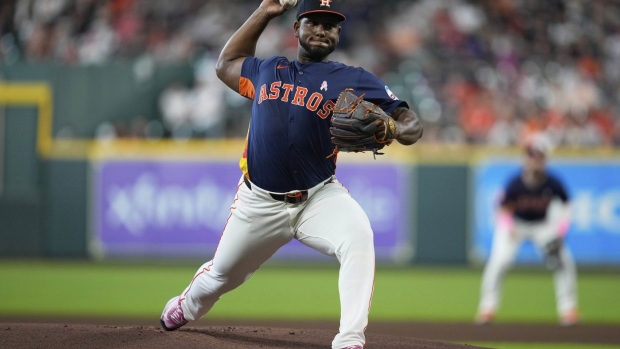 Blanco throws career-high 11 K's, lifts Astros over Reds 6-0 Article Image 0, The Canadian Press Blanco throws career-high 11 K's, lifts Astros over Reds 6-0 Article Image 0
