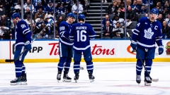 John Tavares, William Nylander, Mitch Marner and Auston Matthews