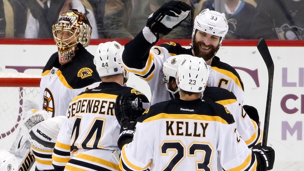 Bruins celebrate