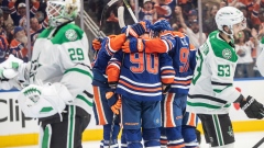 Edmonton Oilers celebrate