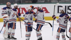Edmonton Oilers celebrate