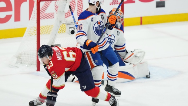 Oilers defenceman Walman fined for roughing Tkachuk, squirting Panthers' bench Article Image 0, The Canadian Press Oilers defenceman Walman fined for roughing Tkachuk, squirting Panthers' bench Article Image 0
