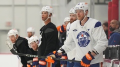 Corey Perry, Edmotnon Oilers practice