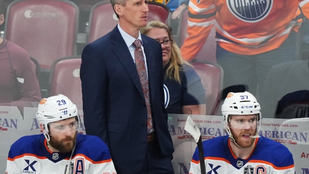 Troy Stecher, Jeff Skinner to suit up for Oilers in Game 4; Stuart Skinner to start Article Image 0, The Canadian Press Troy Stecher, Jeff Skinner to suit up for Oilers in Game 4; Stuart Skinner to start Article Image 0