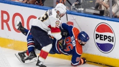 Brad Marchand and Jake Walman