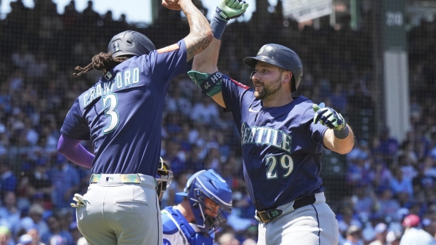 Cal Raleigh connects for 31st homer for the Seattle Mariners Article Image 0, The Canadian Press Cal Raleigh connects for 31st homer for the Seattle Mariners Article Image 0
