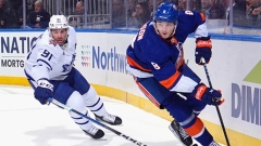 Noah Dobson and John Tavares