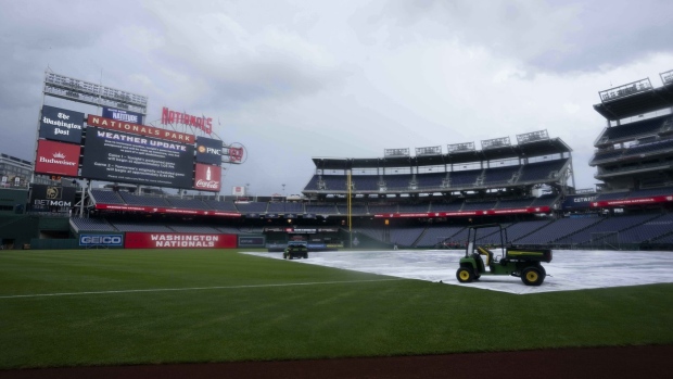 Tigers, Nationals game postponed by rain and rescheduled for a doubleheader on Wednesday Article Image 0