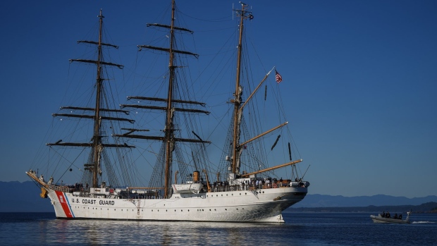 U.S. Coast Guard tall ship once part of Hitler's navy sails into Victoria for visit Article Image 0