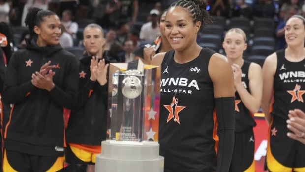 Napheesa Collier caps busy weekend with All-Star Game MVP Award in win over Team Clark Article Image 0, The Canadian Press Napheesa Collier caps busy weekend with All-Star Game MVP Award in win over Team Clark Article Image 0