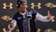 Lamar Jackson declines to comment on the arbitration case that stemmed in part from his free agency Article Image 0