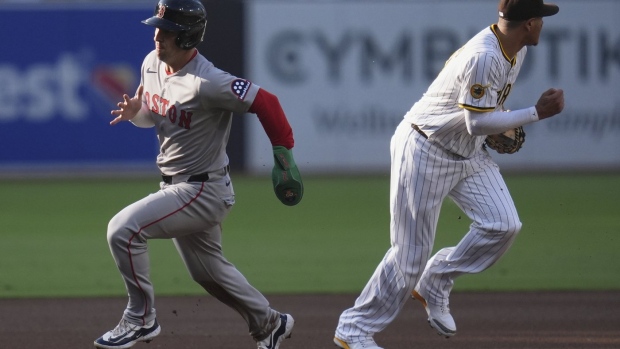 Red Sox score go-ahead run on Machado's failed hidden ball trick Article Image 0