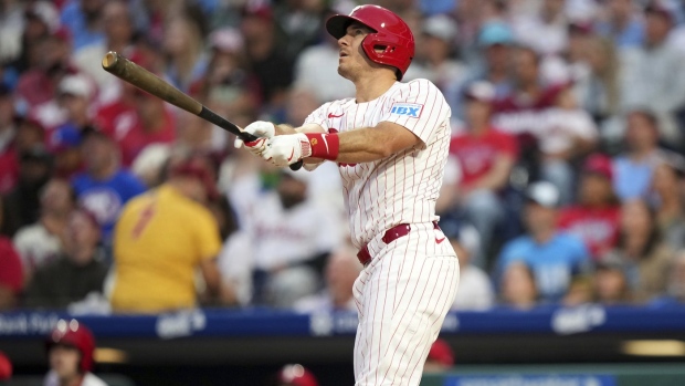 Phillies benefit a 3rd time on catcher’s interference call, this one against Mariners Article Image 0