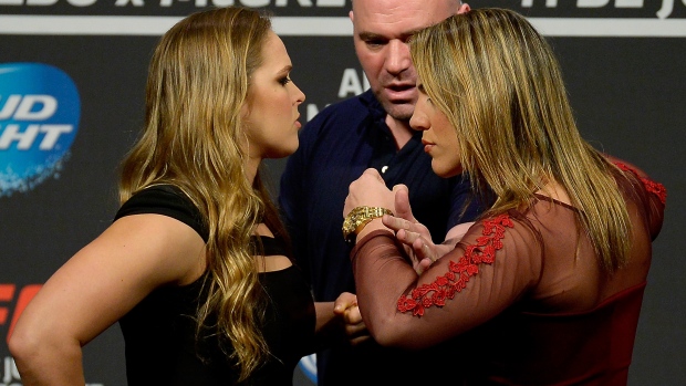 Ronda Rousey Bethe Correia, Alexandre Loureiro/Zuffa LLC/Zuffa LLC via Getty Images Ronda Rousey Bethe Correia