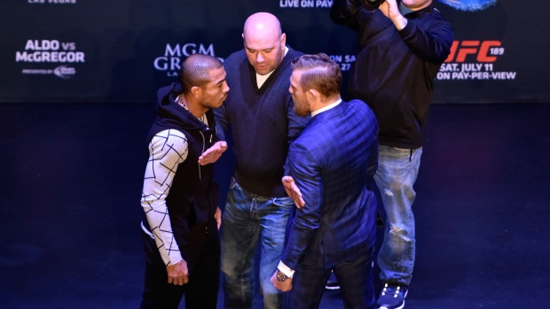 Jose Aldo and Conor McGregor