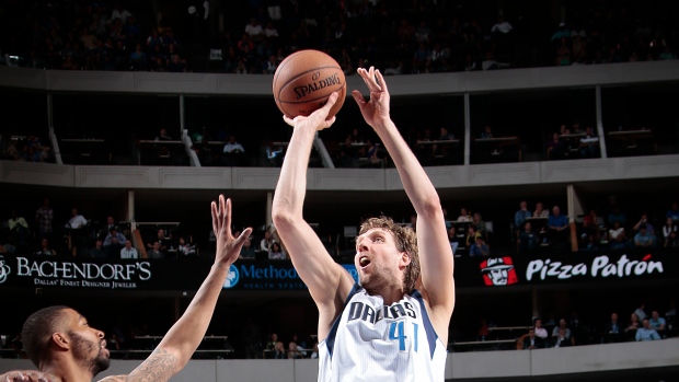 Dirk Nowitzki, Glenn James/National Basketball Association/Getty Images Dirk Nowitzki