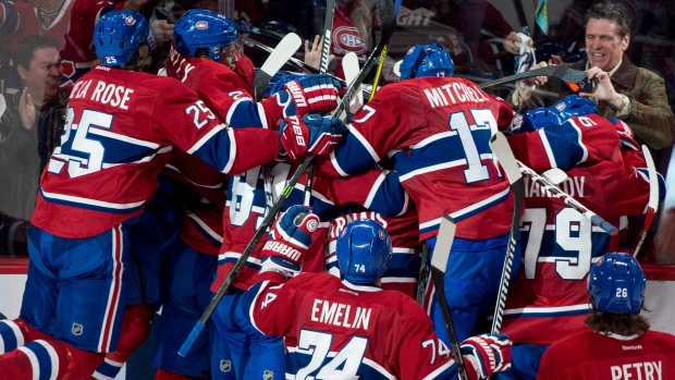 Montreal Canadiens Celebrate