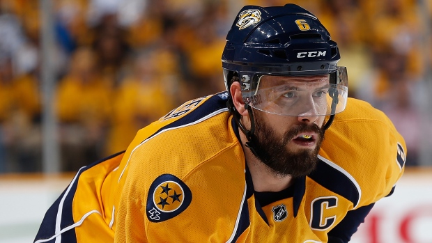 Shea Weber, John Russell/National Hockey League/Getty Images Shea Weber